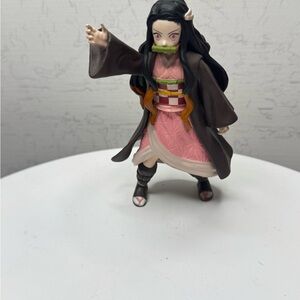 Anime Figure with Pink and Brown Outfit